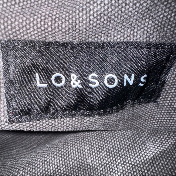 Lo & Sons Catalina Deluxe Canvas Bag in Midnight Ash - Picture 11 of 11